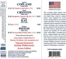 Copland: The Tender Land Suite/Creston: Saxophone Concerto/...